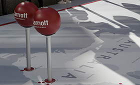 Marriott-Starwood map at Rockefeller Center – Productionglue