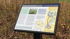 Cowling Arboretum interpretive signs – Carleton College