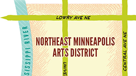 Northeast Minneapolis Arts District maps